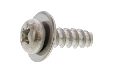 ステンレス(+)ナベ頭 タッピンねじ(2種溝なし B-0形) P＝1 (JIS平座 組込)